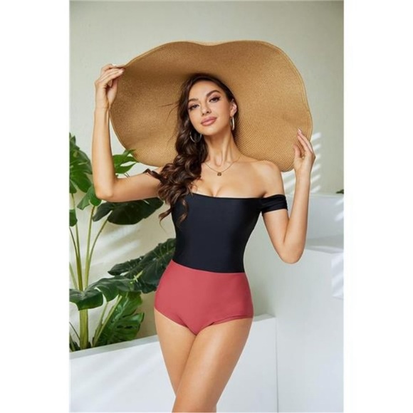 Khaki Straw Hat Trendy Wide Brim Floppy Large Oversized Visor Hat Cap Beach - Picture 6 of 6